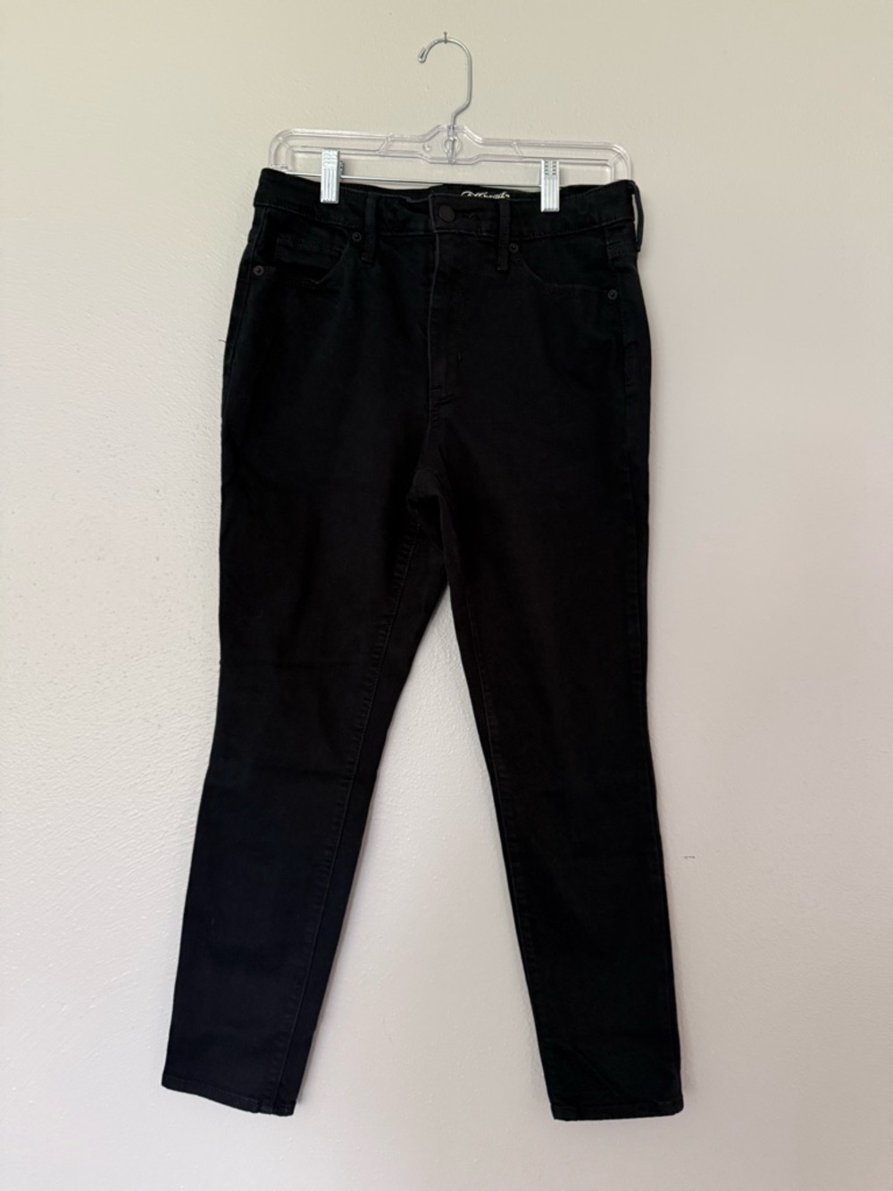 Black High-Rise Skinny Jeans